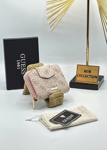 Guess Kadın Desenli Süet Cüzdan - Görsel 6