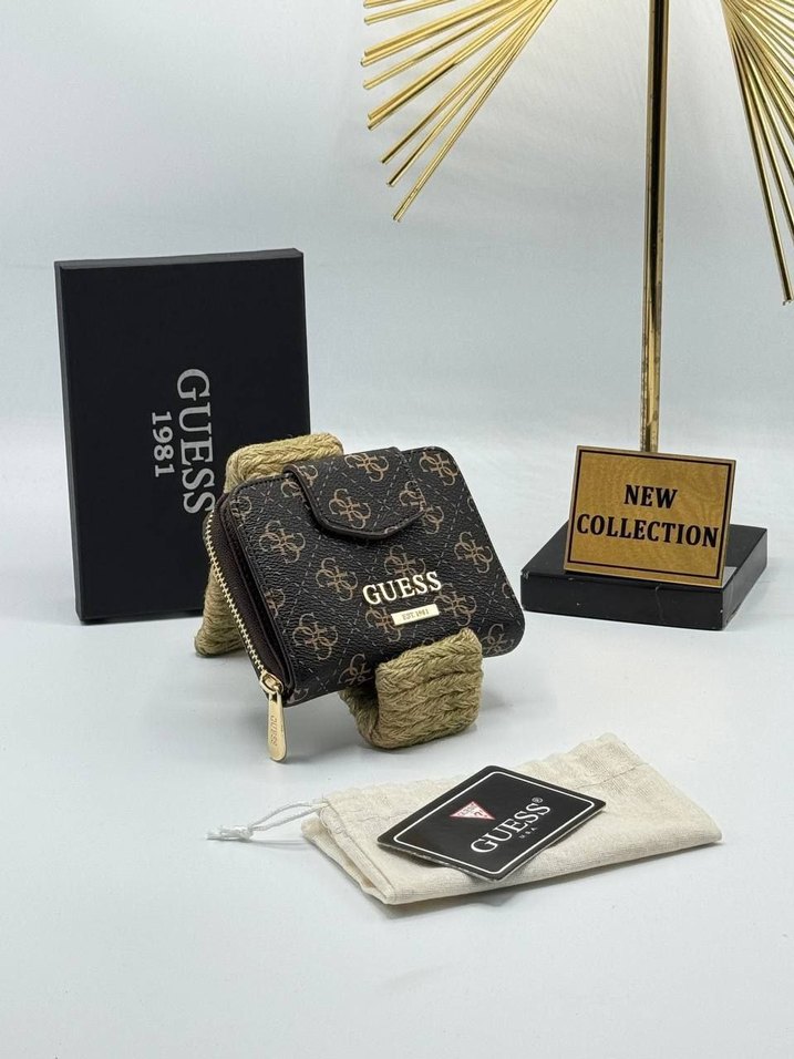Guess Kadın Desenli Süet Cüzdan - Görsel 2