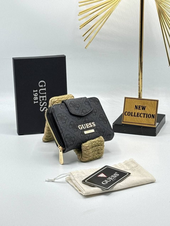 Guess Kadın Desenli Süet Cüzdan - Görsel 3