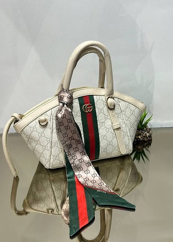 Baskılı Kahverengi Kadın El Çantası - Görsel 10