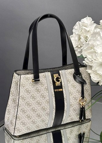 Siyah Deri Tokalı Kadın Çanta - Görsel 8