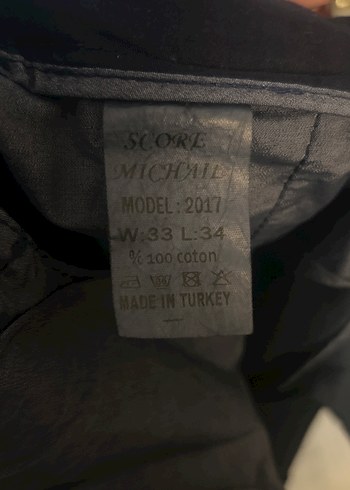 Siyah Erkek Kısa Kot Şort Kemerli - Görsel 3