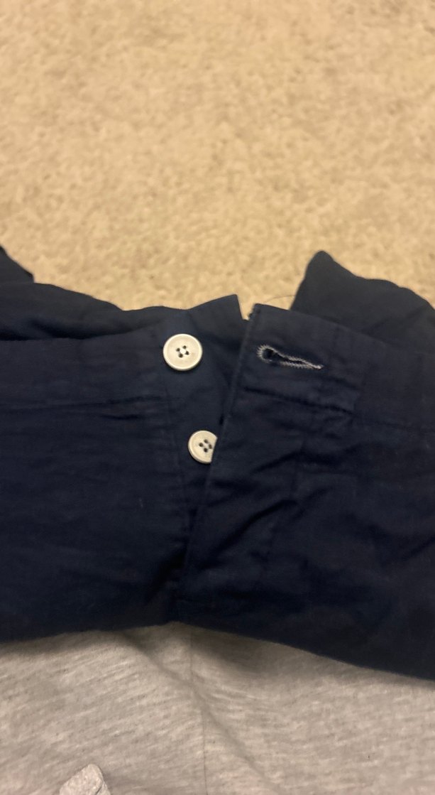 Siyah Erkek Kısa Kot Şort Kemerli - Görsel 4