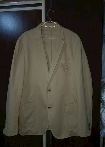 U.S Polo Assn. Bej Klasik Erkek Ceket