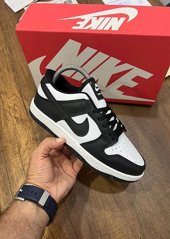 Siyah Beyaz Bağcıklı Kadın Spor Ayakkabı - Görsel 2