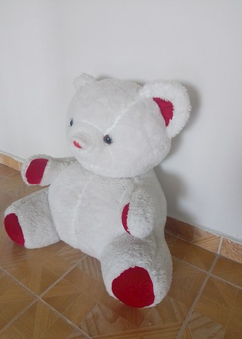 Beyaz Peluş Ayıcık Oyuncak - Görsel 2