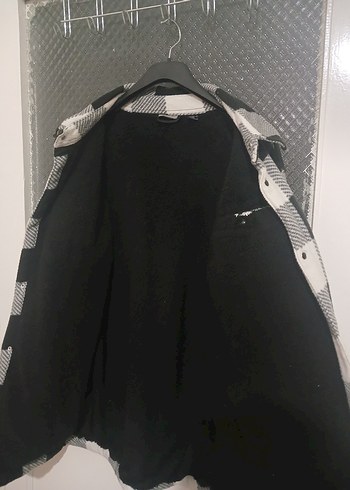 Gri Kareli Düğmeli erkek Gömlek - Görsel 3