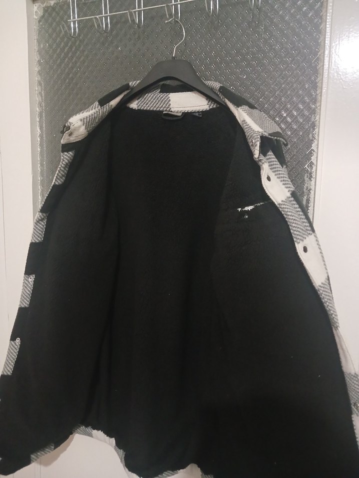 Gri Kareli Düğmeli erkek Gömlek - Görsel 3