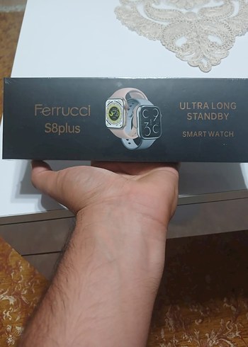 Ferrucci S8plus Akıllı Saat Bej - Görsel 4