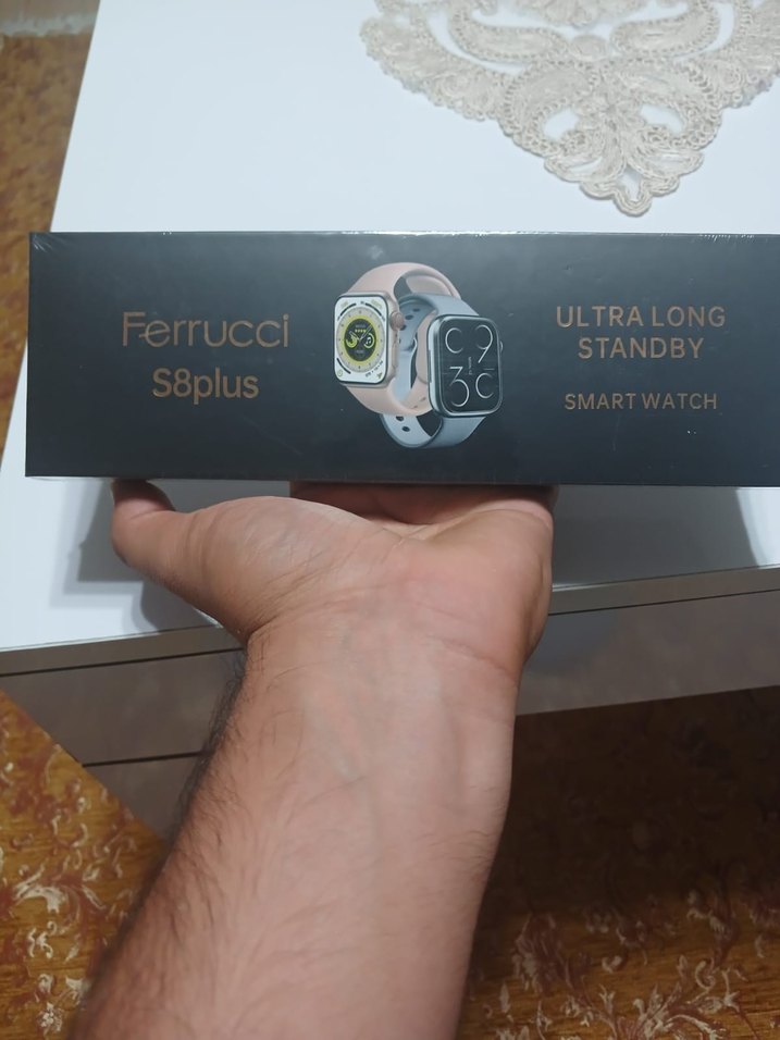 Ferrucci S8plus Akıllı Saat Bej - Görsel 4