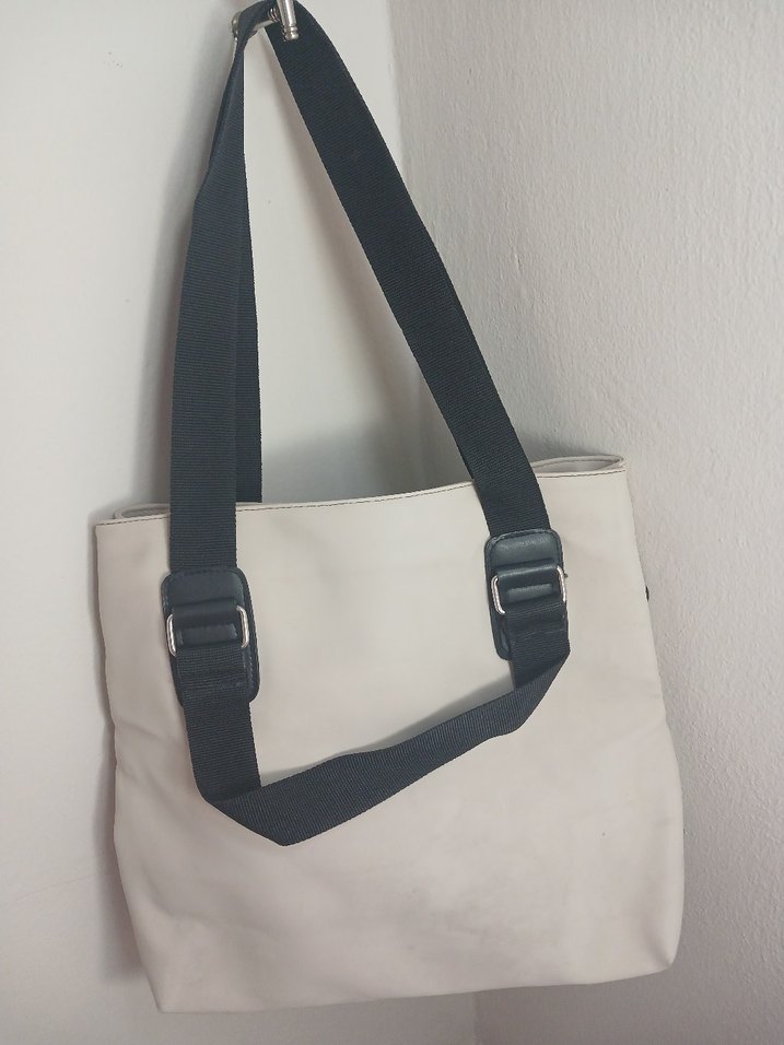 Beyaz Baskılı Kadın Omuz Çantası - Görsel 2