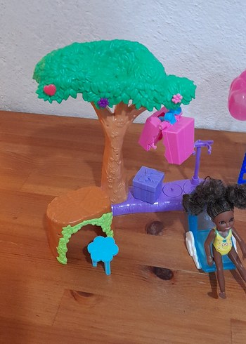 Renkli Pink Oyuncak Ev ve Aksesuar Seti - Görsel 2