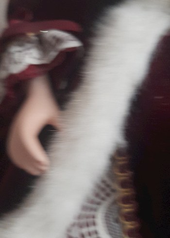 Bordo Kadın Bebek Beyaz Kürk Detaylı - Görsel 6