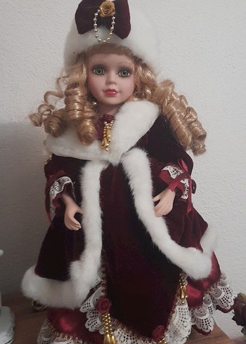 Bordo Kadın Bebek Beyaz Kürk Detaylı - Görsel 14