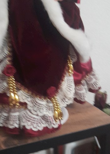 Bordo Kadın Bebek Beyaz Kürk Detaylı - Görsel 15