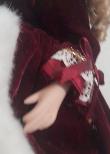 Bordo Kadın Bebek Beyaz Kürk Detaylı - Görsel 7