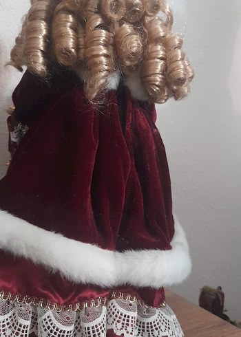 Bordo Kadın Bebek Beyaz Kürk Detaylı - Görsel 9