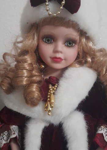 Bordo Kadın Bebek Beyaz Kürk Detaylı - Görsel 20