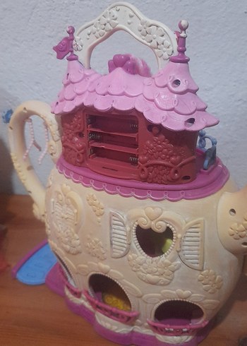 Pembe Oyuncak Çaydanlık Ev orjinal pony - Görsel 14