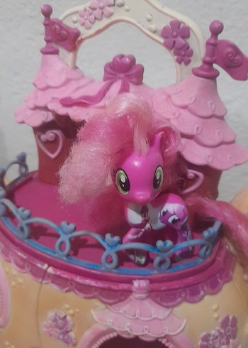 Pembe Oyuncak Çaydanlık Ev orjinal pony - Görsel 5