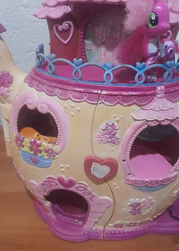 Pembe Oyuncak Çaydanlık Ev orjinal pony - Görsel 4