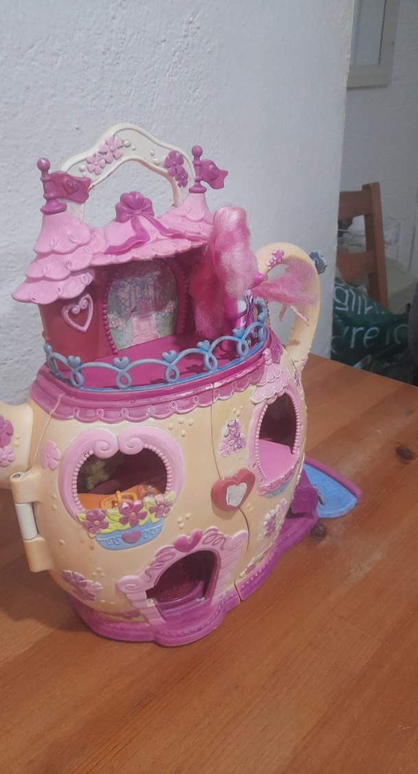 Pembe Oyuncak Çaydanlık Ev orjinal pony - Görsel 3