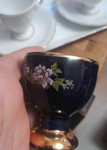 Koyu Mavi Çiçek Desenli Sürahi ve 6 Bardak Seti - Görsel 7