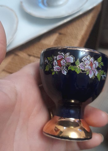 Koyu Mavi Çiçek Desenli Sürahi ve 6 Bardak Seti - Görsel 14