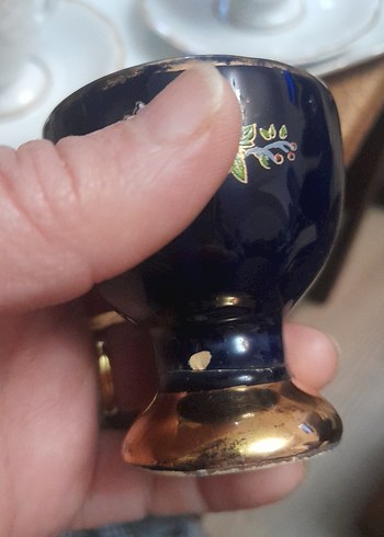 Koyu Mavi Çiçek Desenli Sürahi ve 6 Bardak Seti - Görsel 10