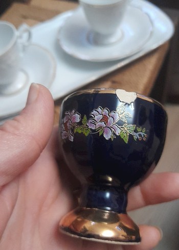 Koyu Mavi Çiçek Desenli Sürahi ve 6 Bardak Seti - Görsel 6