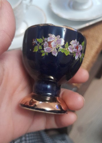 Koyu Mavi Çiçek Desenli Sürahi ve 6 Bardak Seti - Görsel 12