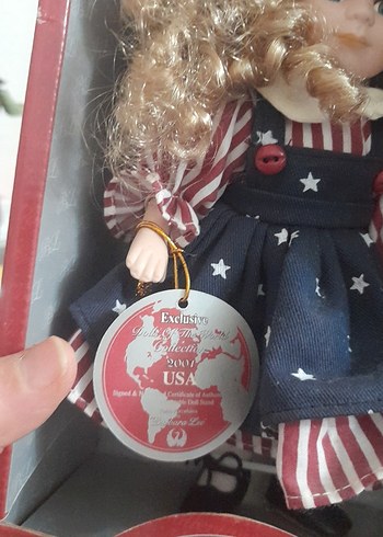 Kahverengi Saçlı Koleksiyonluk Bebek - Görsel 10