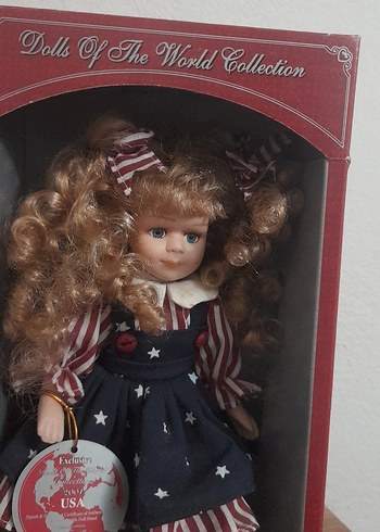 Kahverengi Saçlı Koleksiyonluk Bebek - Görsel 3