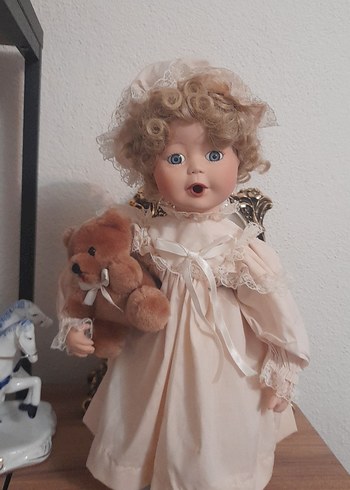 Bej Bebek ve Peluş Ayı Oyuncak Seti - Görsel 13