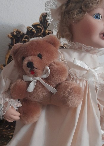 Bej Bebek ve Peluş Ayı Oyuncak Seti - Görsel 4