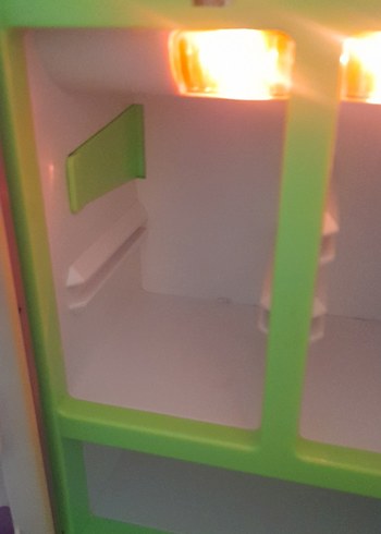 Renkli Mor Oyuncak Buzdolabı pilli - Görsel 6