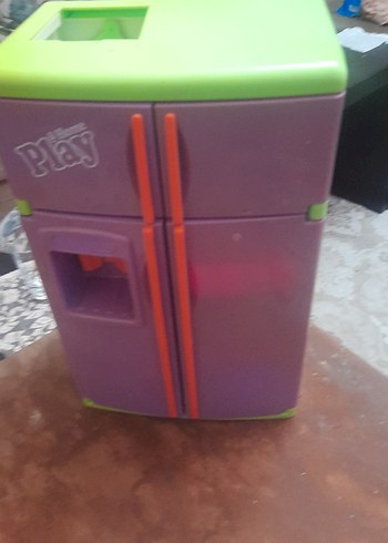 Renkli Mor Oyuncak Buzdolabı pilli - Görsel 15