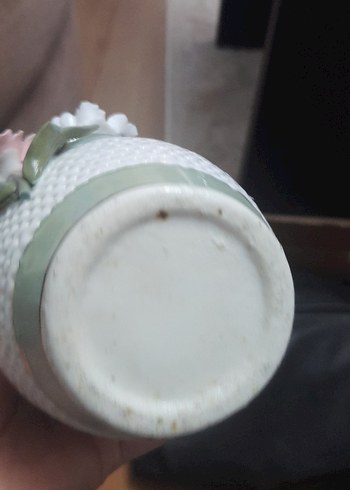 Pastel renkli beyaz çiçekli vazo - Görsel 7