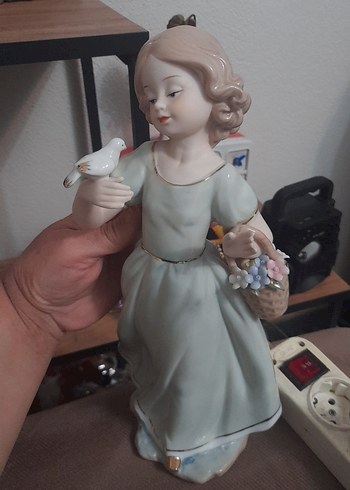 Beyaz Elbiseli Kız Figürü kusursuz - Görsel 10