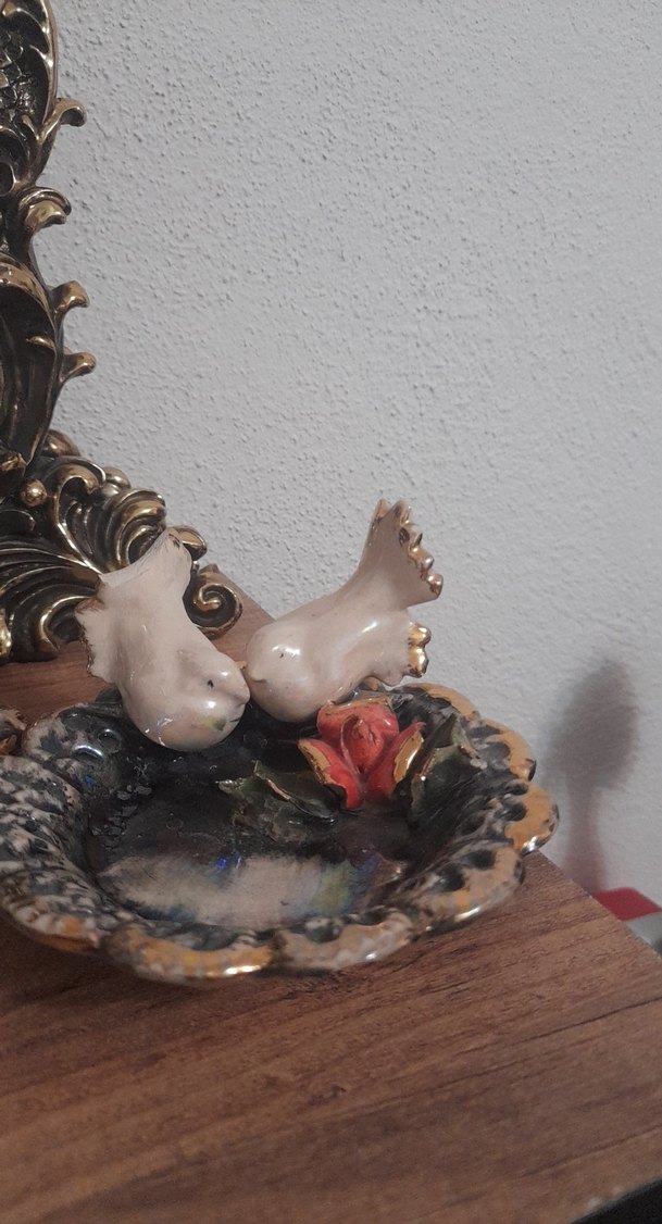 Beyaz ve Gri Kuş Figürlü Dekoratif Objeler - Görsel 4