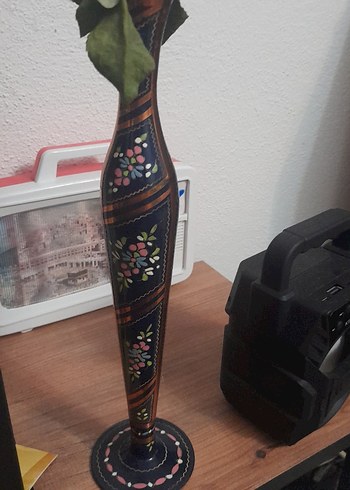 vintage el yapımı bakır vazo - Görsel 3