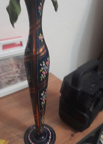 vintage el yapımı bakır vazo - Görsel 4