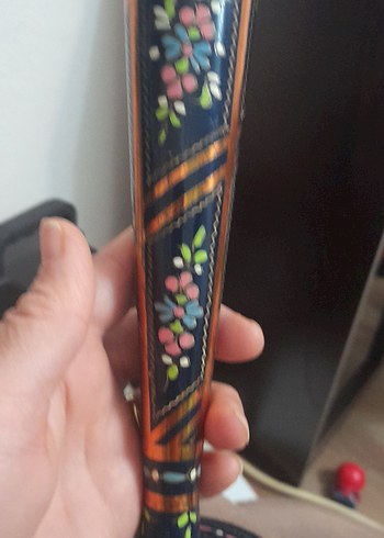 vintage el yapımı bakır vazo - Görsel 9