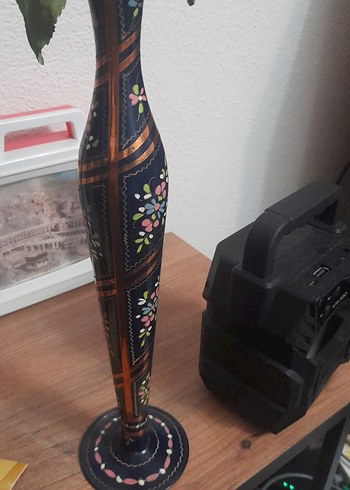 vintage el yapımı bakır vazo - Görsel 5