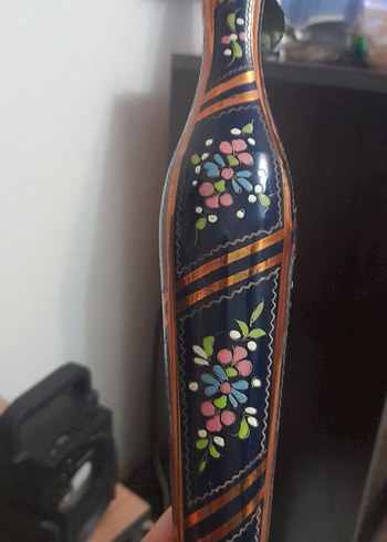 vintage el yapımı bakır vazo - Görsel 10