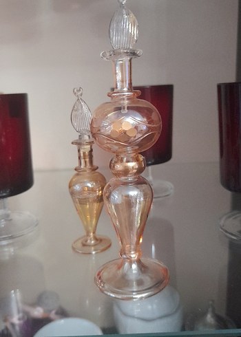 El Yapımı Antika Kadın Parfüm Şişeleri - Görsel 3