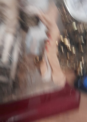 Bej Renkli Figürlü Saat Dekoru - Görsel 9