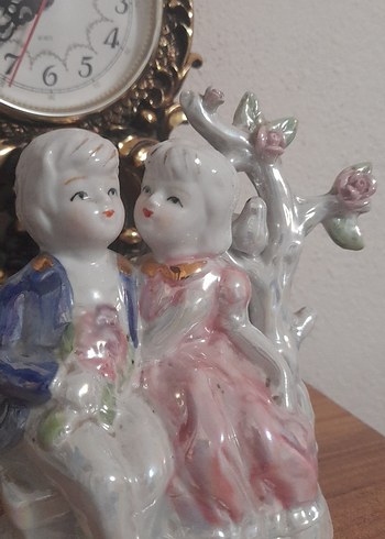 Pastel Renkli Çift Figürlü Porselen Biblo - Görsel 15