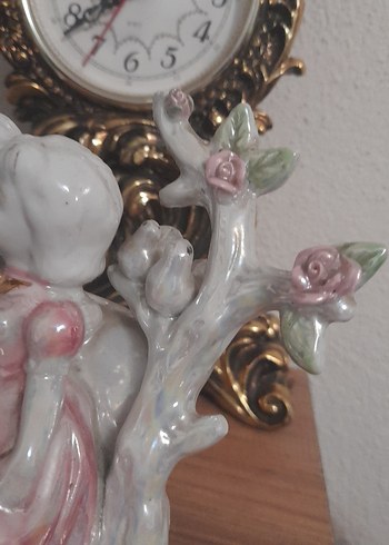 Pastel Renkli Çift Figürlü Porselen Biblo - Görsel 12