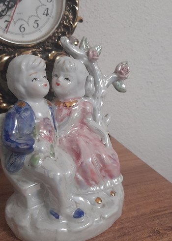 Pastel Renkli Çift Figürlü Porselen Biblo - Görsel 13